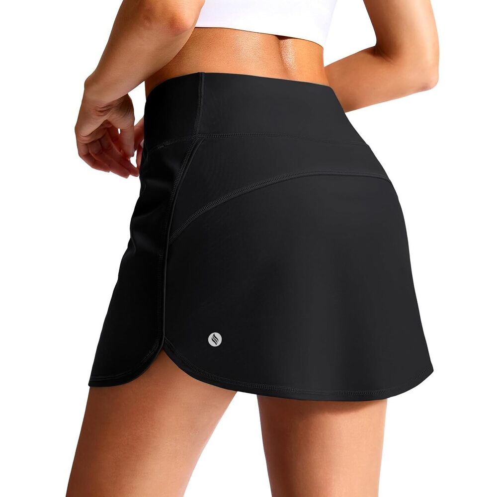 Women's Swim Skirt with 2 Pockets High Waisted Tummy Control Tankini
